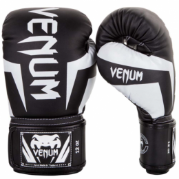Boxhandschuhe Elite Schwarz-Weiß